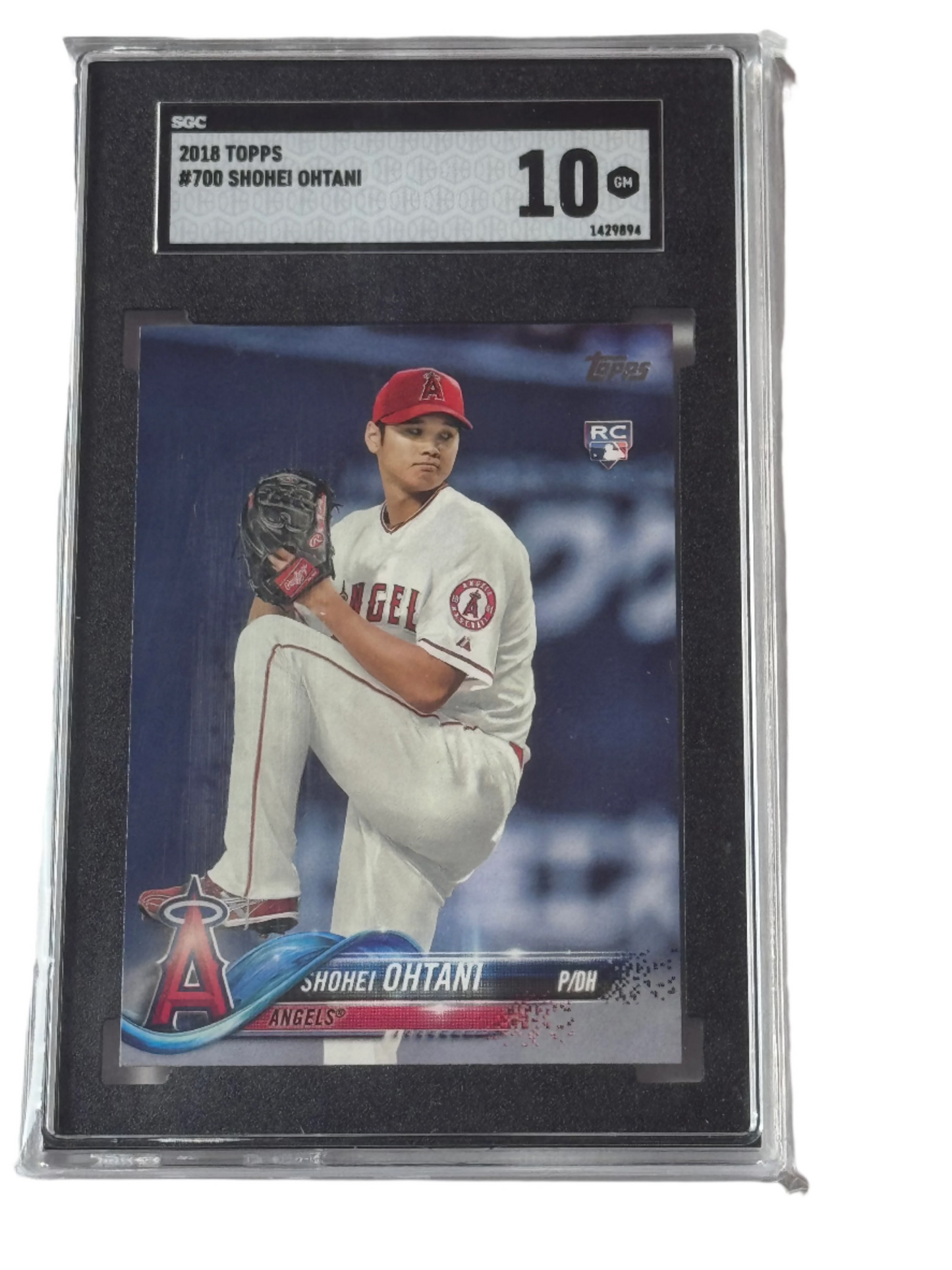 Shohei Ohtani 2018 Topps Pitching Rookie Card (RC) #700- SGC Graded 10 Gem Mint