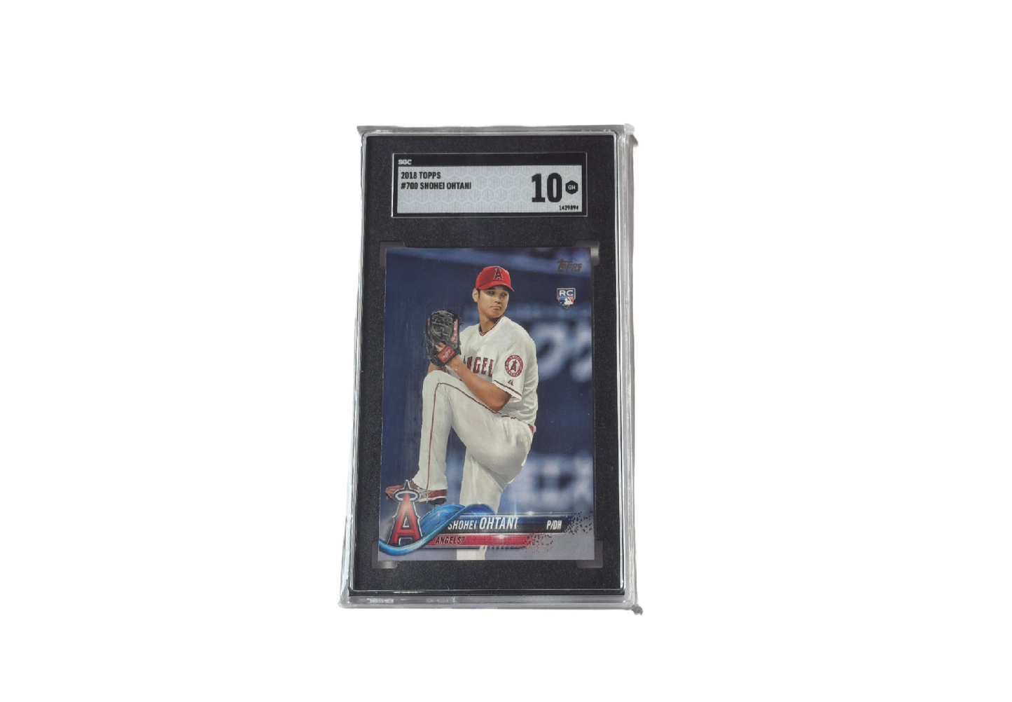 Shohei Ohtani 2018 Topps Pitching Rookie Card (RC) #700- SGC Graded 10 Gem Mint
