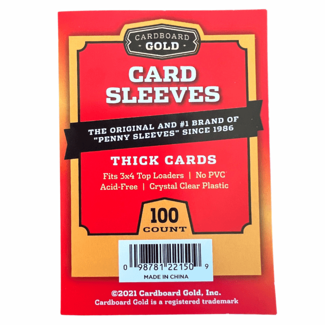 Cardboard Gold - Thick Card Sleeve